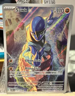 Pokemon Sawk Illustration Rare Card 130/086 White Flare - Image 1
