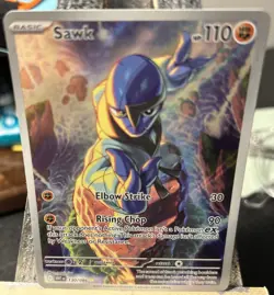 Pokemon Sawk Illustration Rare Card 130/086 White Flare - Image 2