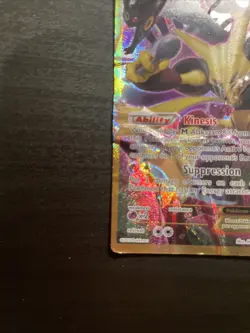 Pokemon Alakazam TCG EX XY Fates Collide Holo Card 125/124 Full Art Secret Rare - Image 5