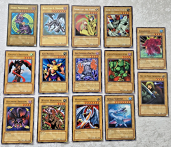 Vintage Yugioh 1996 First Edition Cards - Lot of 14 - Image 1