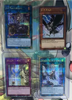 4 Cards YuGiOh Rarity Collection II QCR Hits Lot I:P Solemn D. D. Crow Near Mint - Image 1