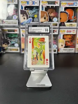 Virizion ♡ Queen of Hearts - 2012 Japanese Pokemon Playing Card - CGC 10 GEM MIN - Image 1