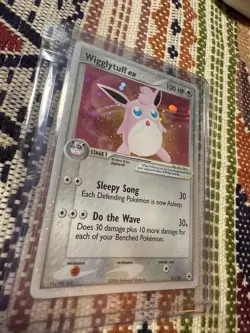 Pokemon Wigglytuff EX Holographic Card Hidden Legends 101/101 2004 - Image 1