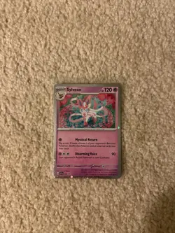 Sylveon SVP 172 SVP172 Cosmo Cosmos Holo Tech Promo English Pokemon Card (LP) - Image 1