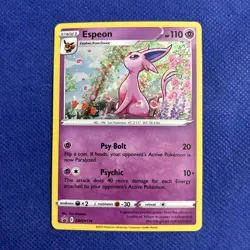 Espeon SWSH174 Pokemon Sword & Shield Promo Card Holo - NM (c) - Image 1