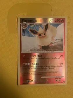 Pokemon TCG English Card Majestic Dawn Flareon 19/100 Reverse Holo LP - Image 1