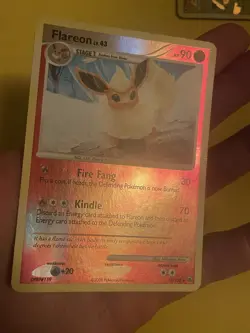 Pokemon TCG English Card Majestic Dawn Flareon 19/100 Reverse Holo LP - Image 4