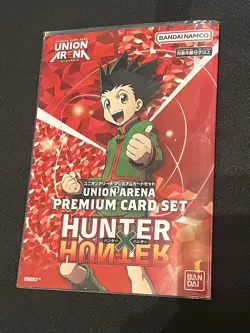 UNION ARENA PREMIUM CARD SET HUNTER X HUNTER GON KILLUA CURARPIKT ACTION POINT - Image 1