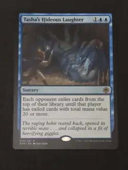 Magic: The Gathering Dungeons & Dragons Tasha's Hideous Laughter Rare Card - Image 1