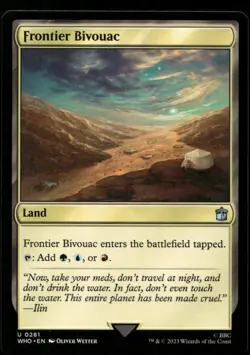 Frontier Bivouac Mtg Dr. Who NM 281 Magic Gathering X1 - Image 1