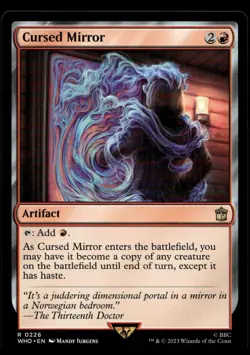 Cursed Mirror Mtg Dr. Who NM 226 Magic Gathering X1 - Image 1