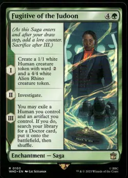 Fugitive of the Judoon Mtg Dr. Who NM 103 Magic Gathering X1 - Image 1