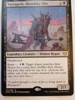 Varragoth, Bloodsky Sire NM, English MTG Kaldheim - Image 1