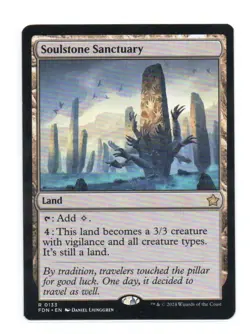 Soulstone Sanctuary MTG Foundations Rare 133 - Image 1