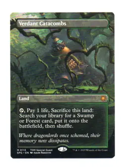 Verdant Catacombs (Borderless) MTG Special Guests Mythic 113 - Image 1