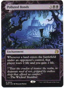 Polluted Bonds R Wilds of Eldraine: Enchanting Tales 34 NM - Image 1