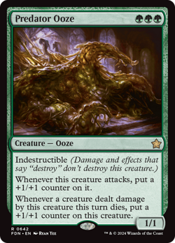 Predator Ooze [Foundations] Magic MTG - Image 1