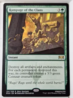 Rampage of the Clans - Ravnica Allegiance - Magic the Gathering MTG Nice! - Image 1