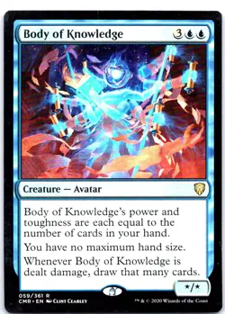 #59 Body of Knowledge MTG Commander Legends Rare - Image 1