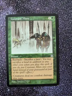 Constant Mists Stronghold - Heavy Play/dmg - MTG - read descrip! - Image 1