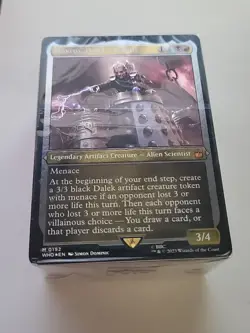 Magic the Gathering Doctor Who COMMANDER DECK MASTER OF EVIL Slealed No Box - Image 1