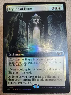 Leyline of Hope - Foil Extended Art - Duskmourn: House of Horror - Mtg - Image 1
