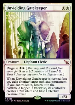 Unyielding Gatekeeper Murders at Karlov Manor NM MTG Foil - Image 1