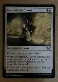 Sheltered by Ghosts - Duskmourn - NM MTG - Image 1