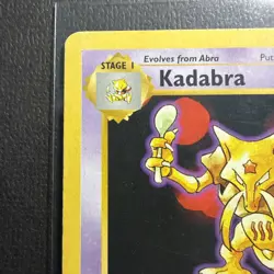 1999 Pokemon TCG - Kadabra - 32/102 - 1st Edition Shadowless - Base Set - LP MP - Image 2
