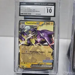Toxtricity EX Illustration Contest 2024 Black Star Promo Graded CGC Gem Mint 10 - Image 2
