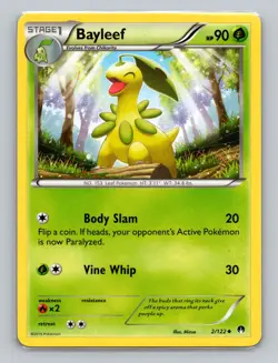 Bayleef #2/122 Uncommon Pokemon TCG XY - BREAKpoint - Image 1