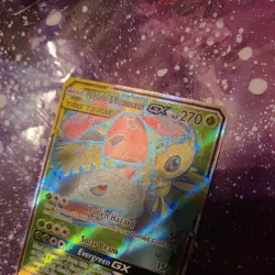 Pokemon Celebi & Venusaur GX (Full Art) 159/181 Sm-Team Up Holo NM *VIDEO* - Image 5