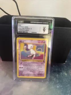 Pokemon Mew Black Star Promo #8 - CGC 9 Mint (2000) - Image 1