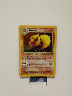 Vintage Pokemon Flareon Jungle 3/64 Holo Rare - LP/MP - Image 1