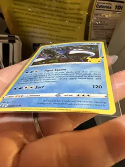 2021 Pokemon Kyogre #003/025 Celebrations 25th Anniversary Holo Rare NM - Image 2