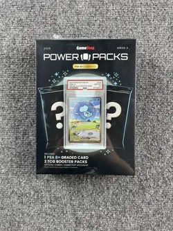 Gamestop Pokemon Power Pack Series 3- 2 Packs & 1 PSA Slab Brand new, Sealed - Image 1