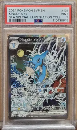 2024 Pokemon Kingdra ex 131 Shrouded Fable Promo Special Illustration Rare PSA 9 - Image 1