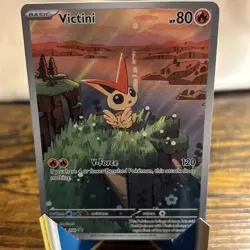 Pokemon Victini SVP 208 Promo Illustration Black Bolt/White Flare Rare (2) - Image 3
