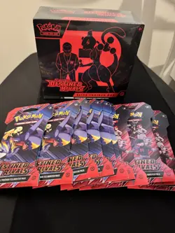 Pokemon Destined Rivals Sealed Lot - ETB & Sleeved Booster Packs (Brand New) - Image 1