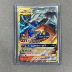 Reshiram & Charizard GX 20/214 Pokemon TCG Sun & Moon Unbroken Bonds Mint Tag - Image 3