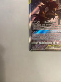 Pokemon TCG Umbreon & Darkrai GX Black Star Promo Tag Team Full Art SM241 - HP - Image 2