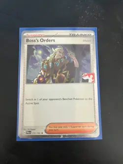 BOSS'S ORDERS 172/193 PLAY! PRIZE PACK SERIES COSMOS HOLO Pokemon TCG - Image 1