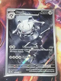 Pokemon TCG Mega Evolution Steelix Holo 150/132 Secret Rare - Image 1