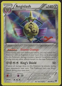 Pokemon AEGISLASH 86/146 XY Prerelease Promo English Durengard NM - Image 1