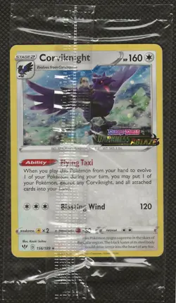 Pokemon CORVIKNIGHT 156/189 Darkness Ablaze Stamped Sealed English NM/M - Image 1