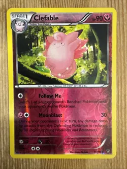 Clefable - 71/111 - Uncommon - Reverse Holo VLP English Pokemon Furious Fists - Image 1