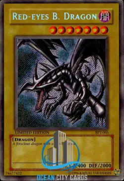 Yugioh Red-Eyes B. Dragon BPT-005 Secret Rare Limited Edition - Image 1