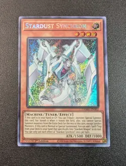 Stardust Synchron DAMA-EN002 Secret Rare 1st Edition VLP/LP - Image 1