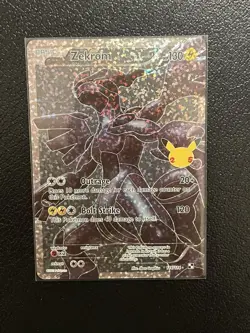 Pokemon TCG Zekrom Celebrations Classic Collection Holo Card 114/114 - Image 1