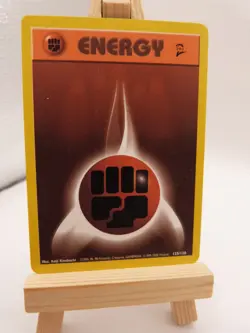 Pokemon Energy Card : Fighting Energy 125/130 (Base Set 2) - Image 1
